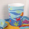 Allure Home Creation Fish Tails Plastic Wastebasket