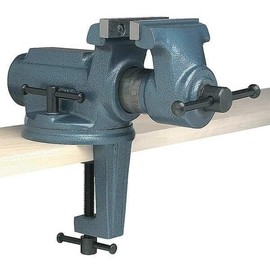 4" Light Duty Portable Vise with Clamp-on, Swivel Base, Mfr: CBV-100-A