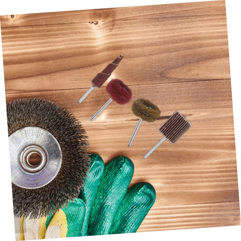 Mobestech 50pcs Double Layer Buffing Wheel for Drill Versatile Sanding