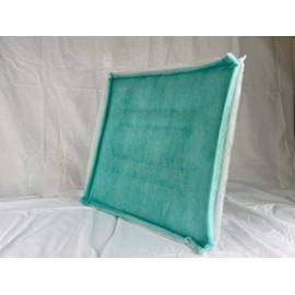wioboy Paint Spray Booth Intake Filter Pad, 20" x 20" (20/case) Tacky Panel with Internal Wire Frame