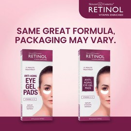 LIVAURA Retinol Anti-Aging Eye Gel Pads – The Original Retinol Instant De-Puff Treatment – Soothing Vitamin A Eye Gel Pads Reduce Puffiness, Visible Improvement in Appearance of Eyes