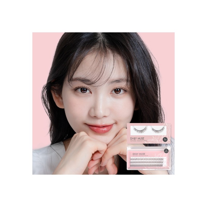 Daily Muse Strand eyelash set, full extensions, perm, sticking glue,