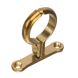 54mm Cast Brass Screw-On Pipe Bracket