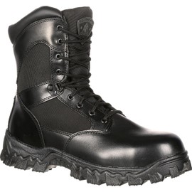 ROCKY Alpha Force Waterproof 400G Insulated Public Service Boot, Black, Size 10.5(W)