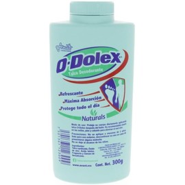 Odolex Naturals Deodorizing Powder 300g - Talco Desodorante Natural (Pack of 2)