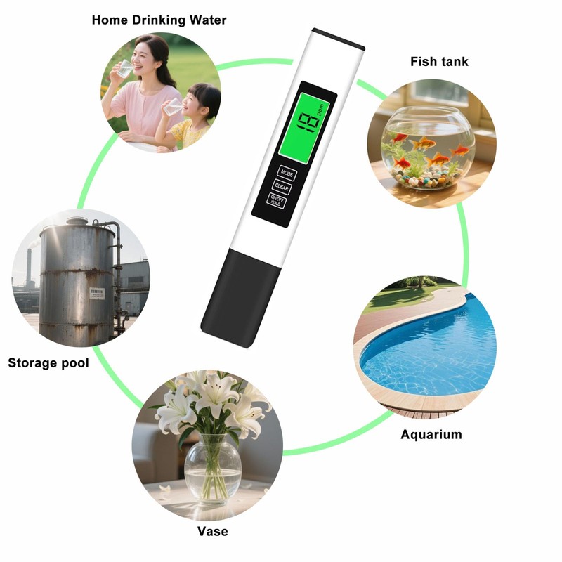 4 in 1 Tds Meter Digital Water Tester, Accurate and