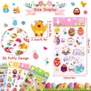 ZALAON Easter Eggs Stickers, 8 Sheets of 3D Easter Stickers,