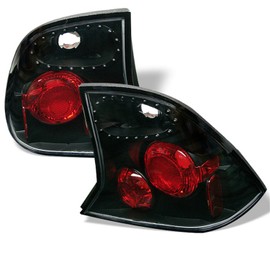 Spyder Auto 5003072 Euro Style Tail Lights Black/Clear