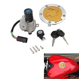 TCMT Ignition Switch Lock Fuel Gas Cap Key Fit For Ducati 848 1098 08-13 1198 07-13