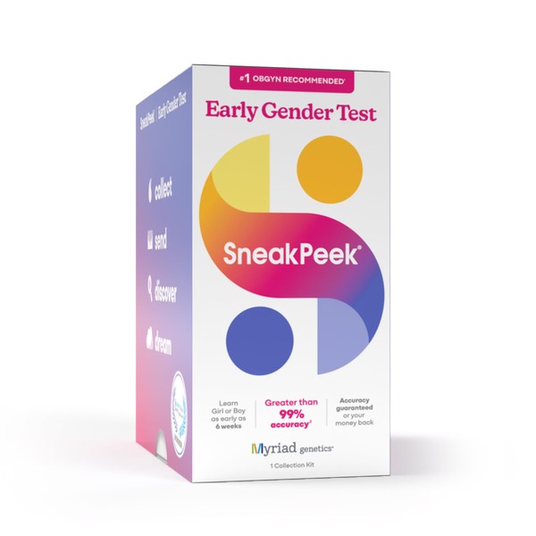 SneakPeek Early Gender Test, Snap Fasttrack, Discover Gender of Baby