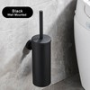 FALANGSHI FR07 Stainless Steel Toilet Brush and Holder Set, Brushed
