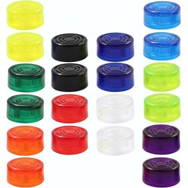 Guitar Effects Pedal Footswitch Toppers,20Pcs Plastic Guitar Pedal Footswitch Topper Cover Guitar Pedal Button Cap,Guitar Effect Pedal Cap Footswitch Topper Pedal Knob Cap,Effect Pedal Caps,Colorful