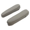 FZJDSD 2pcs Plain Gray Leather Seat Armrest Cloves Compatible with