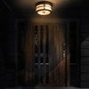 OUPAVOCS Motion Sensor Outdoor Ceiling Light, Flush Mount Front Porch