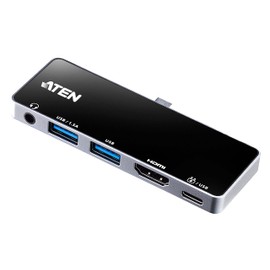 ATEN UH3238 USB-C Travel Docking Station with Power Passthrough