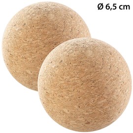 newgen medicals Self-Massage Balls: Pack of 2 Massage Ball and Fascia Trainer for Self-Massage, Diameter 6.5 cm (Fascia Ball, Massage Ball, Foot Massager)