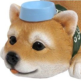 Resin Shiba Inu Face Down 72788
