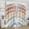 YungHo Boho Rainbow Curtain, Classroom Book Center Calming Corner Playroom