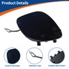 A ABSOPRO CALICHE BLUE FRONT BUMPER TOW HOOK COVER CAP