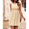 BTFBM Women Sleeveless Summer Dress 2025 Crewneck Ribbed Knit Ruffle