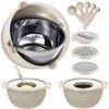 4-1 Colander with Bowl Set - Rotatable Colander Bowl with