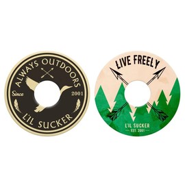 Lil Sucker The Great Outdoors Suction Rings : Suction Cup Holder Anti-Spill Can Drink Holder for Boats, Trucks, ATVs, Home & Outdoors : Prevent Spills with Our Suction Cup Holder : 2 Pack