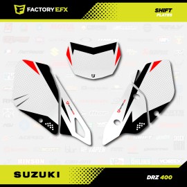Factory EFX Red Shift Graphics Kit fits Suzuki DRZ400SM Drz400s drz400 Supermoto DRZ