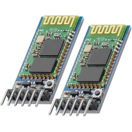 GERUI 2pcs HC-Typ-05 Wireless Bluetooth RF Transceiver Master Slave Integrated Bluetooth Module 6-Pin Wireless Serial Port Communication BT Module