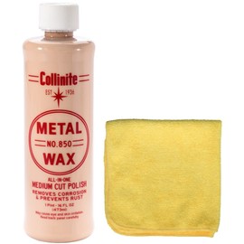 Collinite 850 Metal Wax and Towel Combo