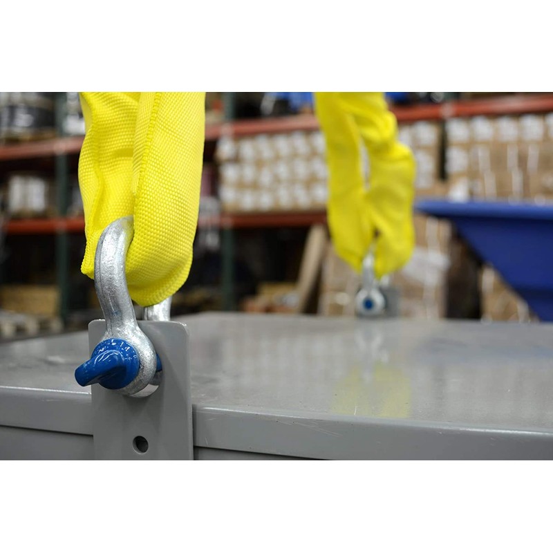 TEMCo 1/2" x 2 Ton D Ring Bow Shackle with