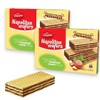 Vincinni Napolitan Hazelnut Wafers Healthy Snacks - Crispy Layers Filled
