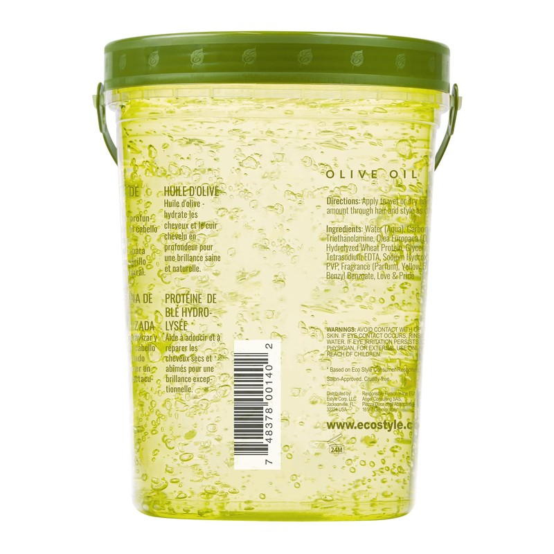 Eco Style Gel Olive Oil Styling Gel - Adds Shine