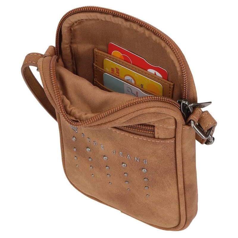 Pepe Jeans Holly Faux Leather Wallets and Wallets Black Brown