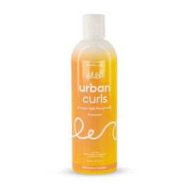 URBAN CURLS Shampoo Natural para Cabello Rizado 360ml – Definición de Rizos, Hidratación y Nutrición – Sin Sulfatos, Parabenos ni Siliconas – Con Aceite de Coco y Extractos Naturale