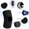 Knee Support with Lateral Stabilizers and Patular Support, Adjustable Knee