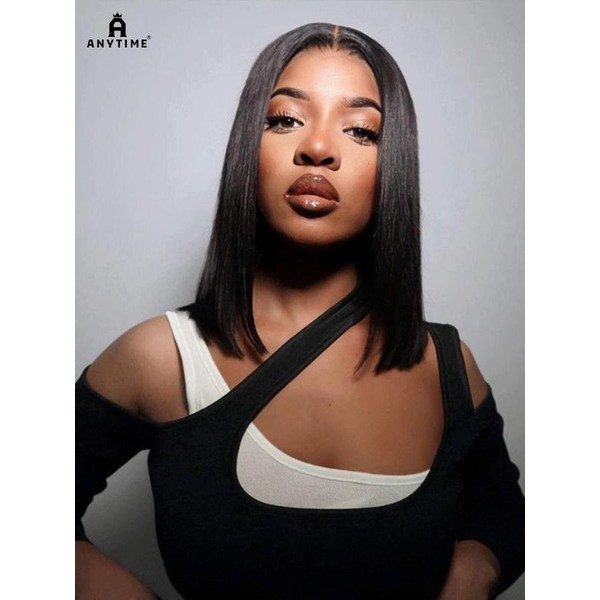Anytime Wigs 13x4 Lace Front Wig Human Hair 200% Density