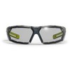 HexArmor LT450G z87 Gasketed Safety Glasses, Grey 23% Lens, TruShield