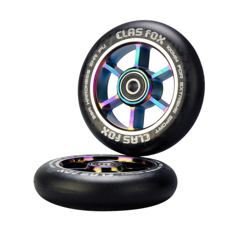 CLAS FOX Pro Stunt Scooter Wheels 100mm One Pair with