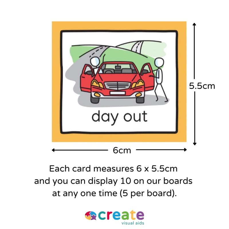Visual Timetable for Adults Visual Schedule communication cards dementia board