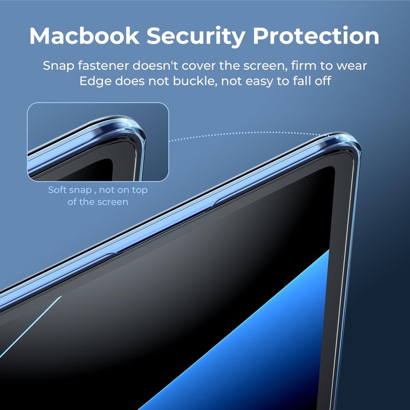 EooCoo Case Compatible with MacBook Air 13 inch Case for