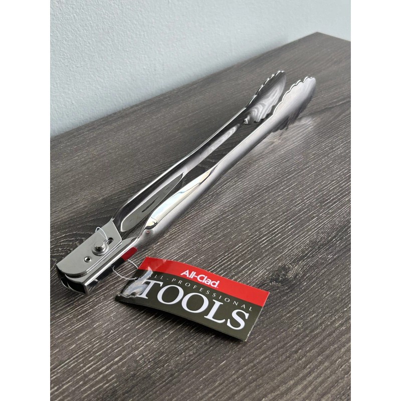 Kitchen All-Clad 12'' LONG LOCKING TONGS STAINLESS STEEL Kitchen Tool