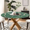artslion Outdoor Round Tablecloth with Elastic Band 52In (130Cm) Elastic