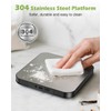 KeeKit Digital Kitchen Scale, 33lb Stainless Steel Food Scale with