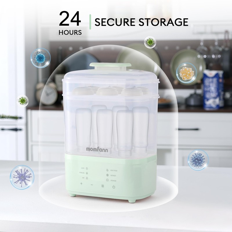 Bottle Sterilizer and Dryer, All-in-One Electric Steam Sterilizer Bottle Sanitizer