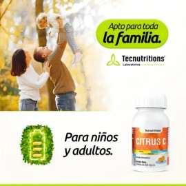 Kit De 2 Suplementos Vitamina C Zinc Tecnu® Sistema Inmune Sabor Sin sabor