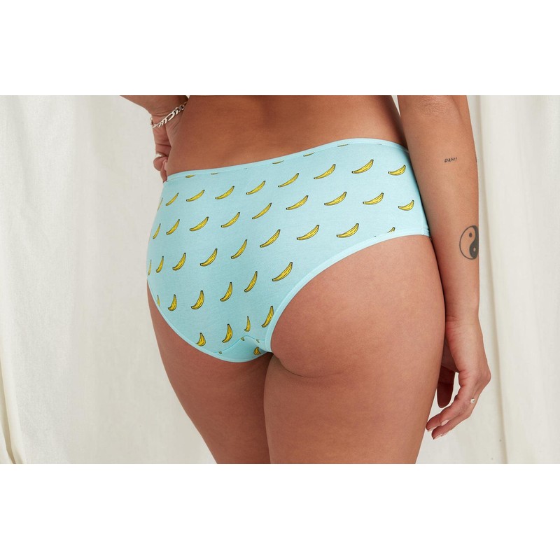 Hipster de algodón elástico, Go Bananas, XXL