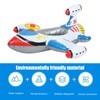 Inflatable Airplane Swimming Ring Inflated Plane Swim Float Seat with