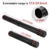 DEWEL 2 Pcs Black Document/Poster/Art Storage Tube, Adjustable Strap Waterproof