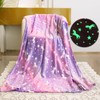 Yeqivo Cuddly Blanket, Glow in the Dark Children's Blanket, Fleece