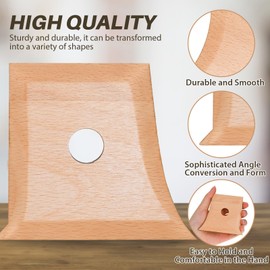 Pottery Tool, 12Pcs Pottery Rib Pottery Foot Shaper Trimming Tools for Ceramics Clay Carving and Shaping